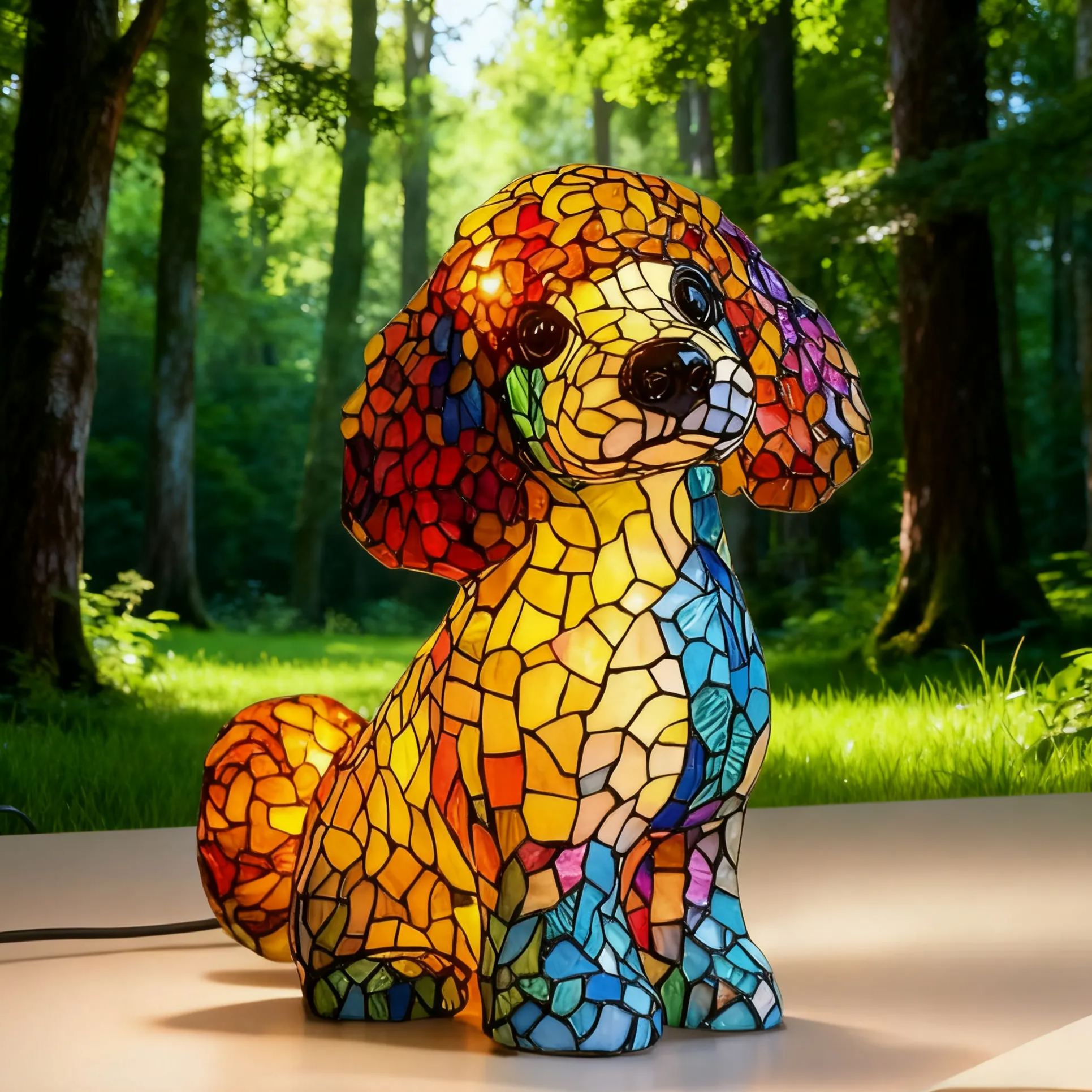 Mimi - Lamp in Stained-glass windows