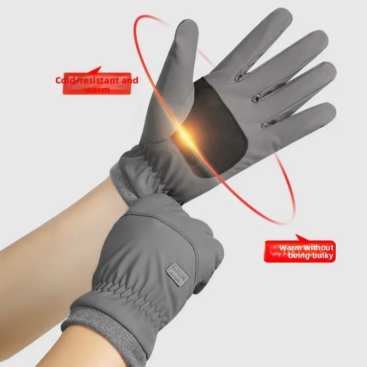 Warm Fleece Lined Thick Winter Motorcycle Gloves