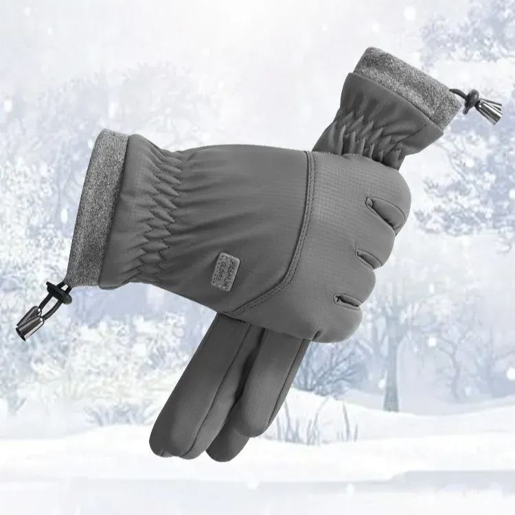 Warm Fleece Lined Thick Winter Motorcycle Gloves