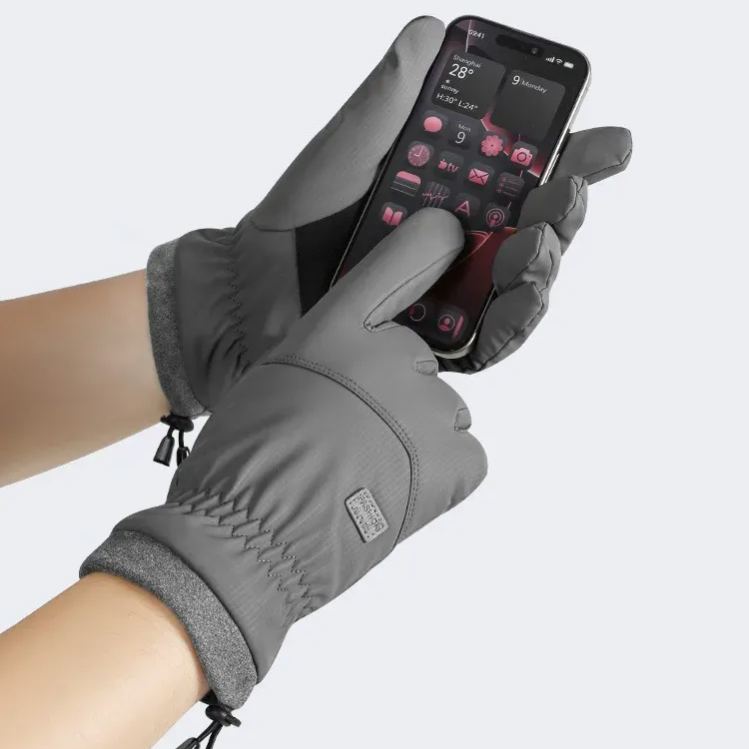 Warm Fleece Lined Thick Winter Motorcycle Gloves