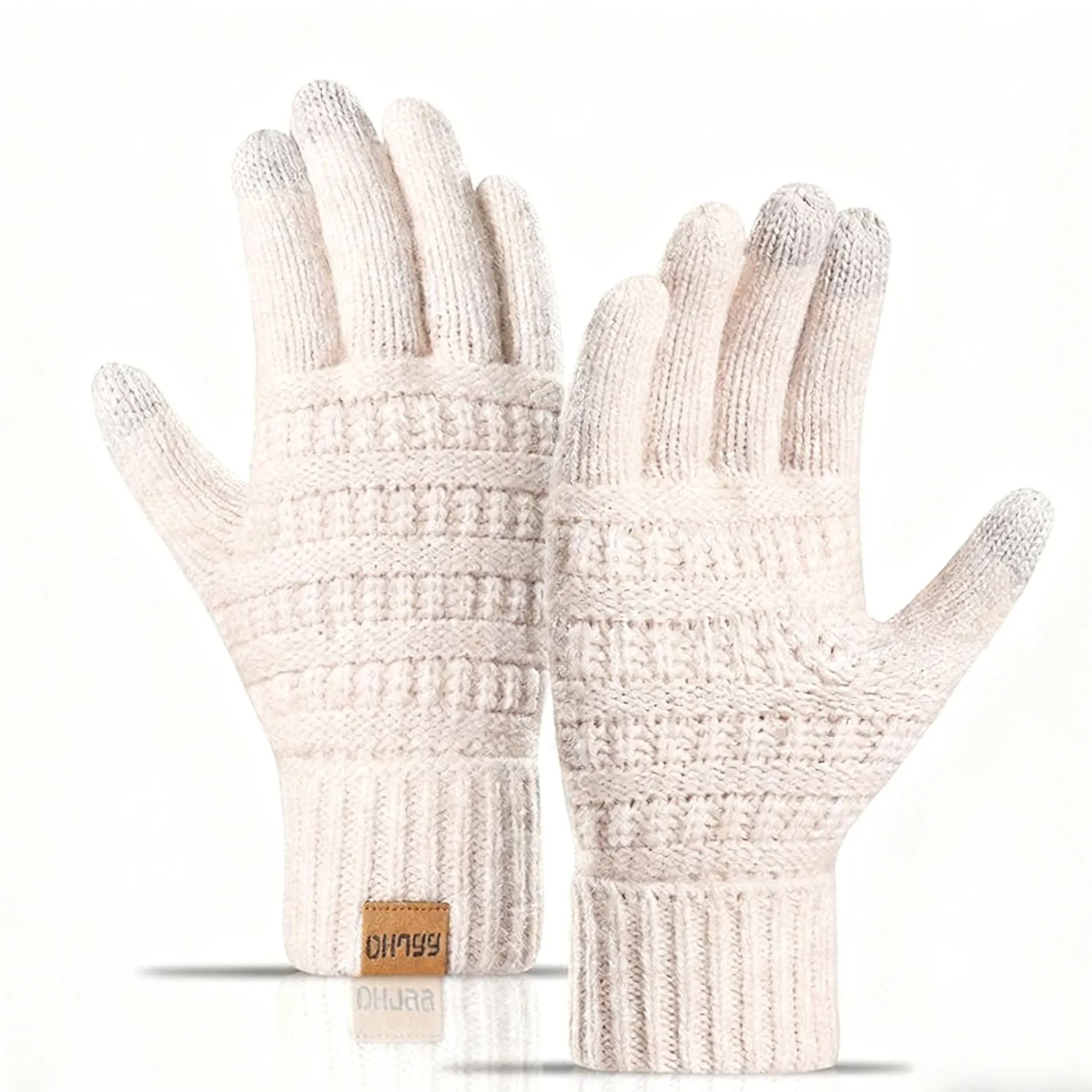 Touch Screen Warm Knit Thermal Gloves