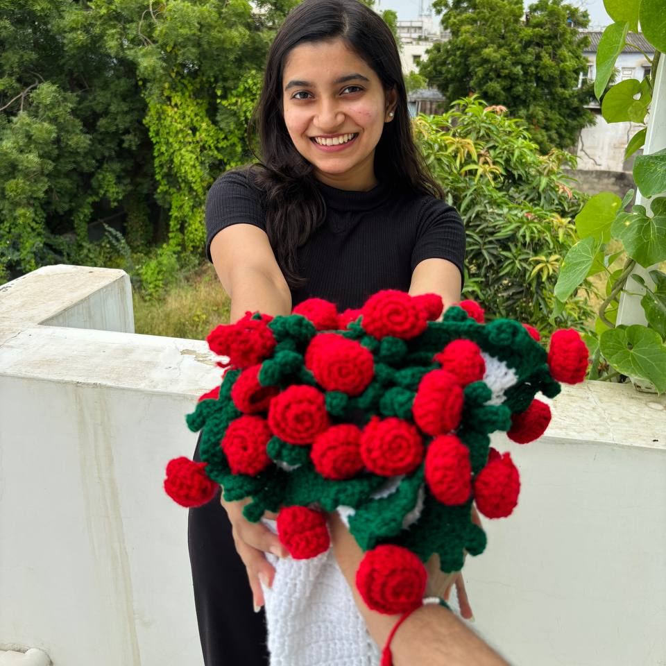 Premium Rose/Sunflower Bouquet Blanket