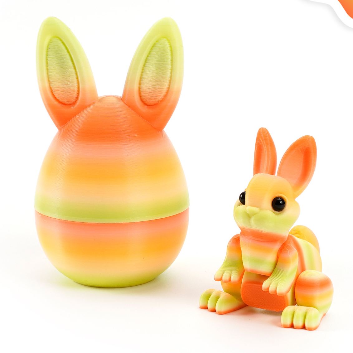🐇Easter 3D Printing Mystery Rabbit Egg Fidget Toy🥚