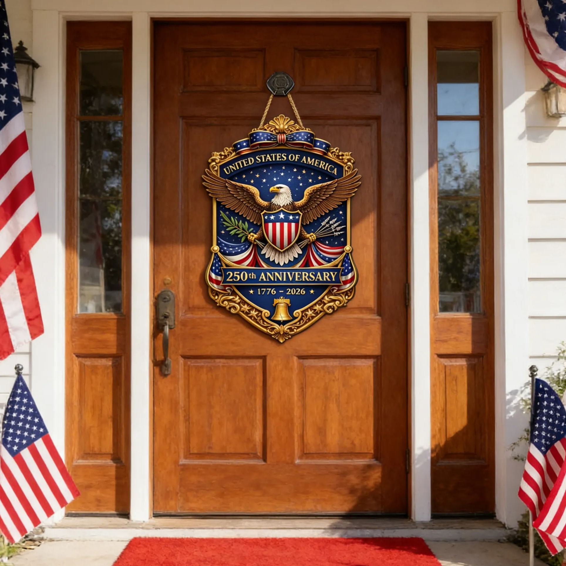 250th Anniversary of American Independence Wreath Decoration