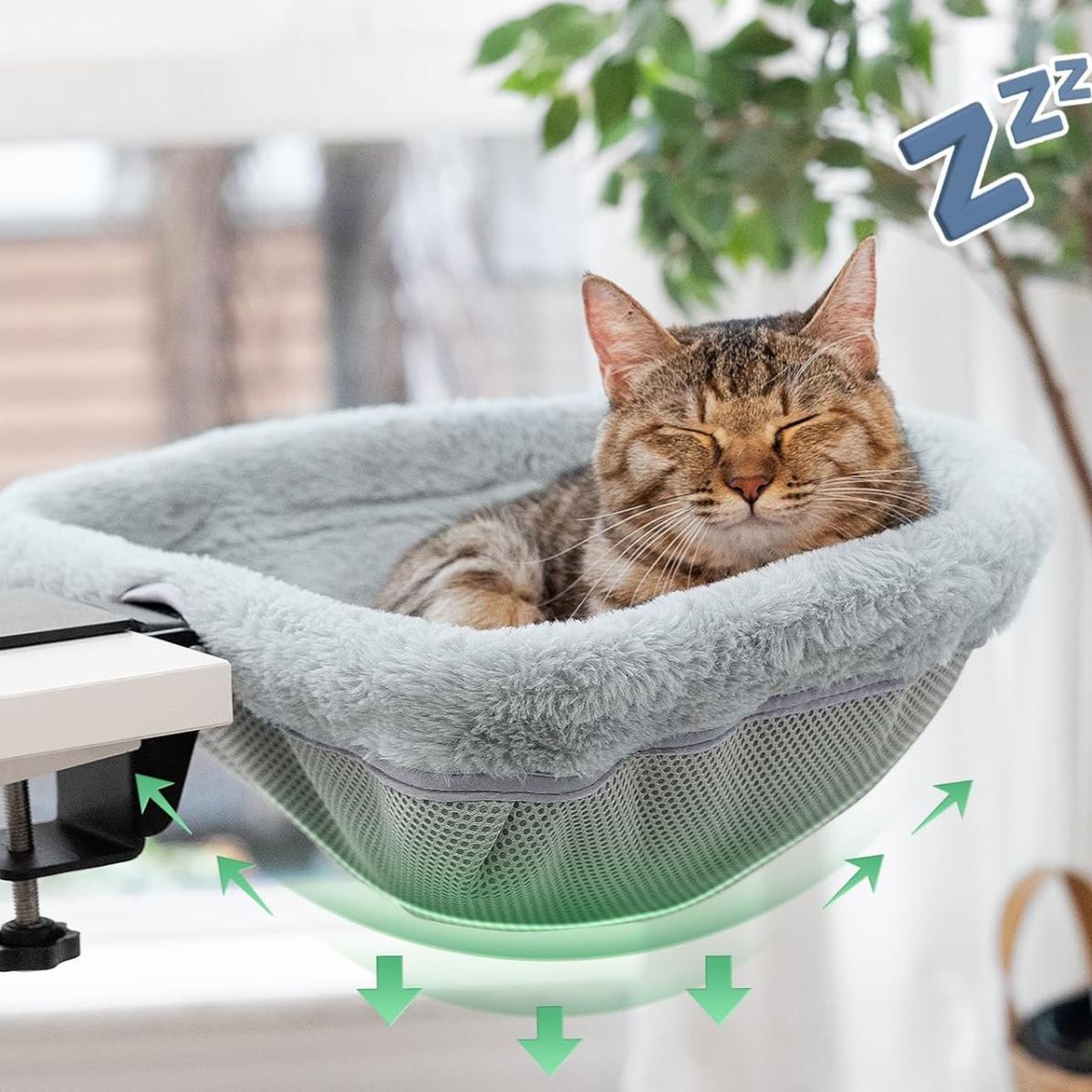 Cat Desk Bed - One-Click Folding