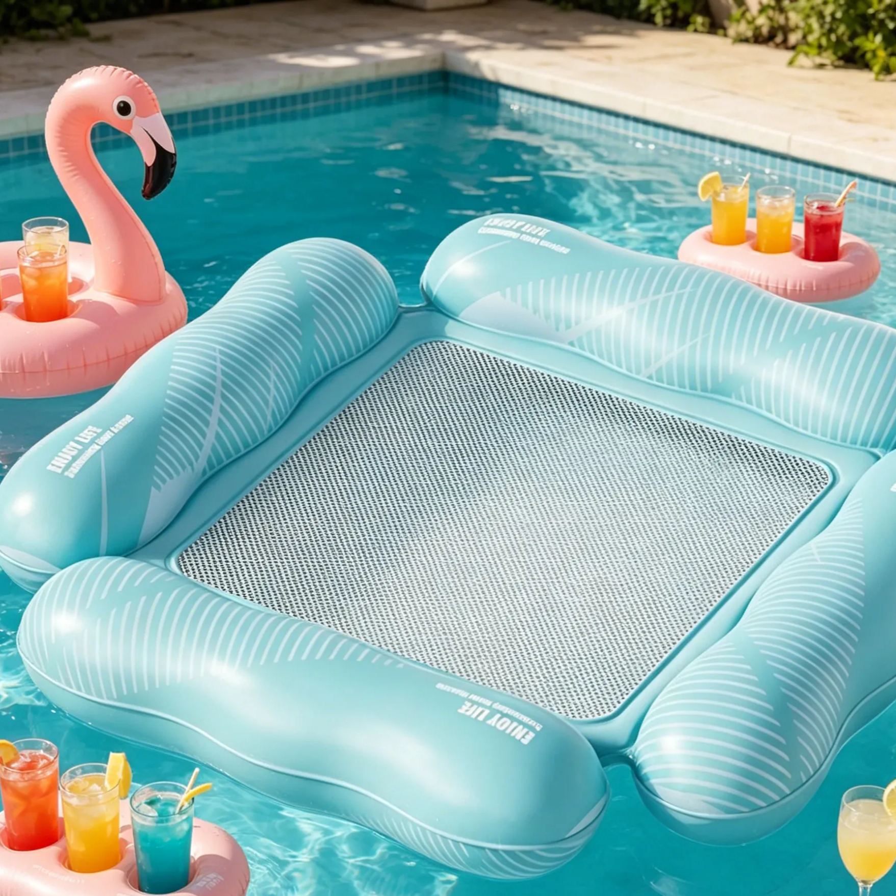 Luxury Mesh Float Lounge – Premium Pool Float for Ultimate Relaxation & Style