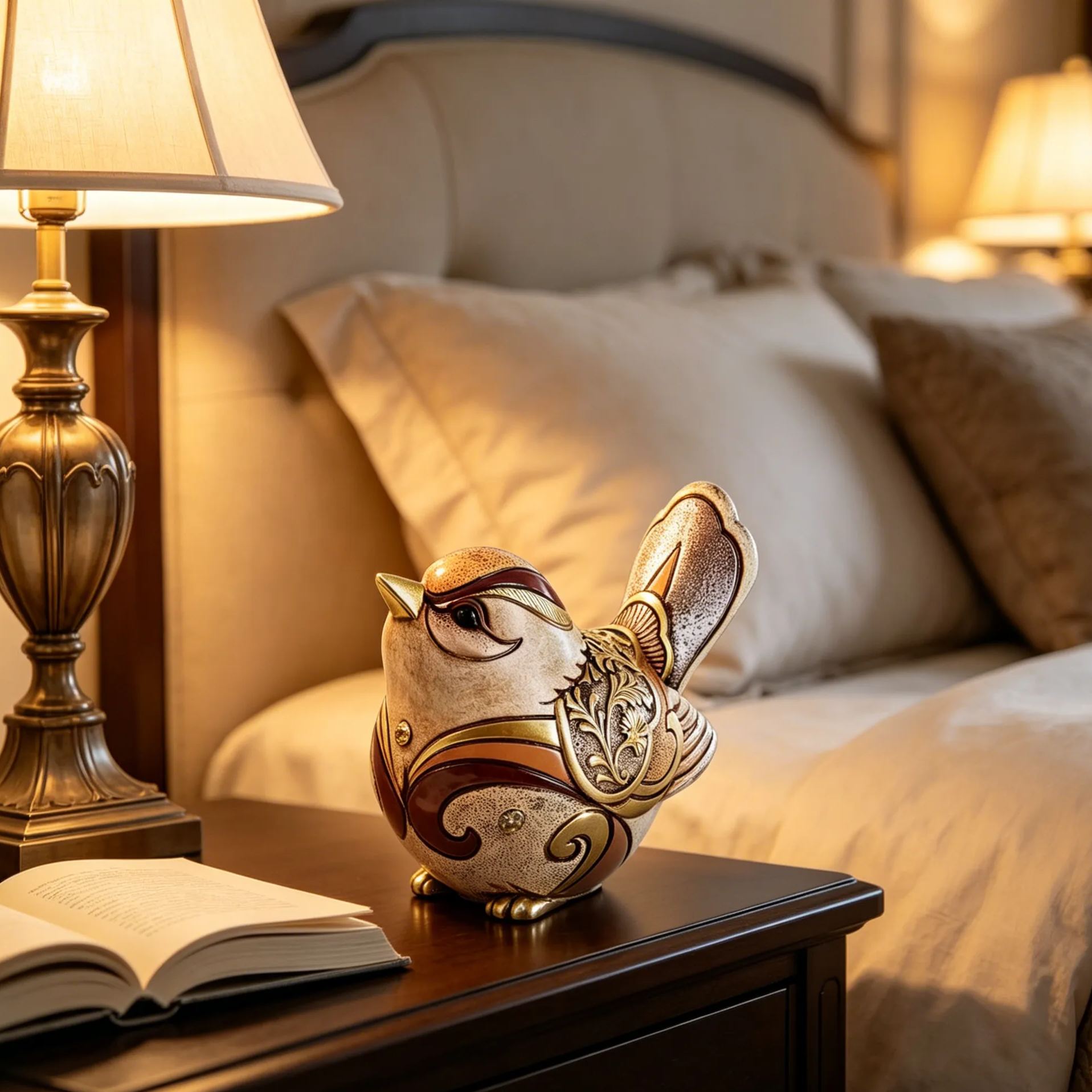 Elegant Bird Decorative Figurine – Artistic Accent for Your Home