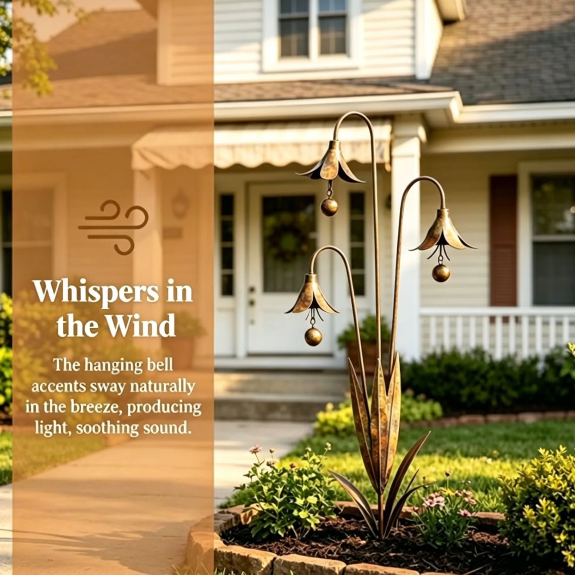 Triple Bluebells Garden Stake – Bring Nature’s Beauty to Your Outdoor Space