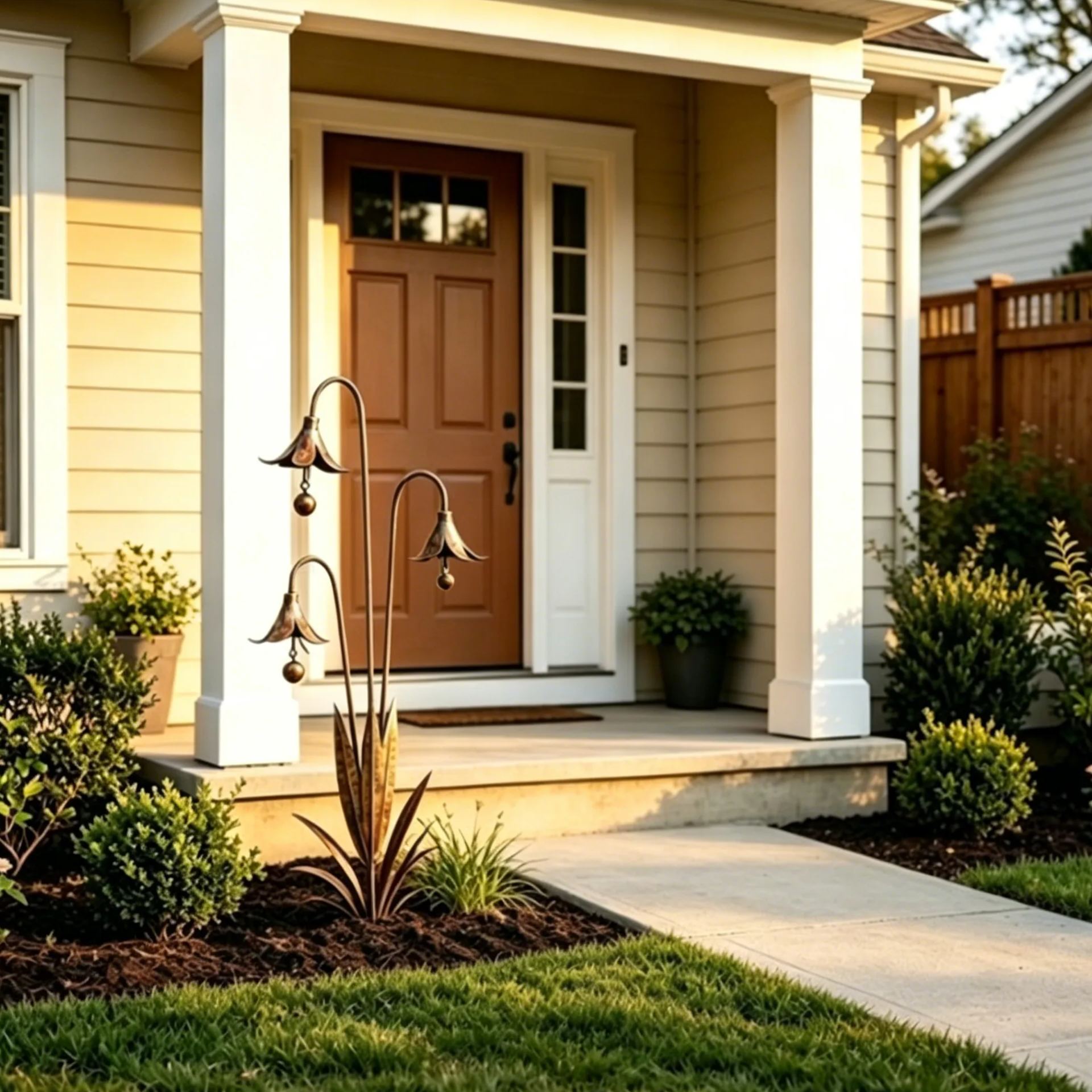 Triple Bluebells Garden Stake – Bring Nature’s Beauty to Your Outdoor Space