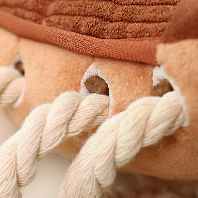 Cockroach‑Shaped Rope Dog Toy