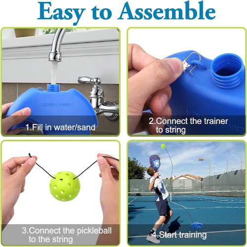 Pickleball Trainer, Pickleball Trainer Ball with String and Connector, Great Gifts for Pickleball Lovers & Beginner, Pickleball Practice Rebounder, Indoor/Outdoor Pickleball Accessories 2023 - HK $159.82 –P1