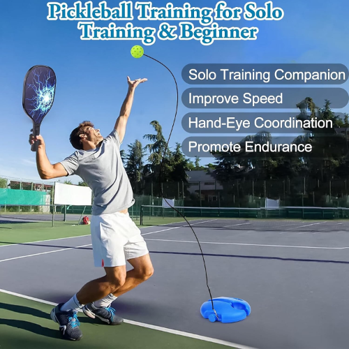 Pickleball Trainer, Pickleball Trainer Ball with String and Connector, Great Gifts for Pickleball Lovers & Beginner, Pickleball Practice Rebounder, Indoor/Outdoor Pickleball Accessories 2023 - HK $159.82 –P2