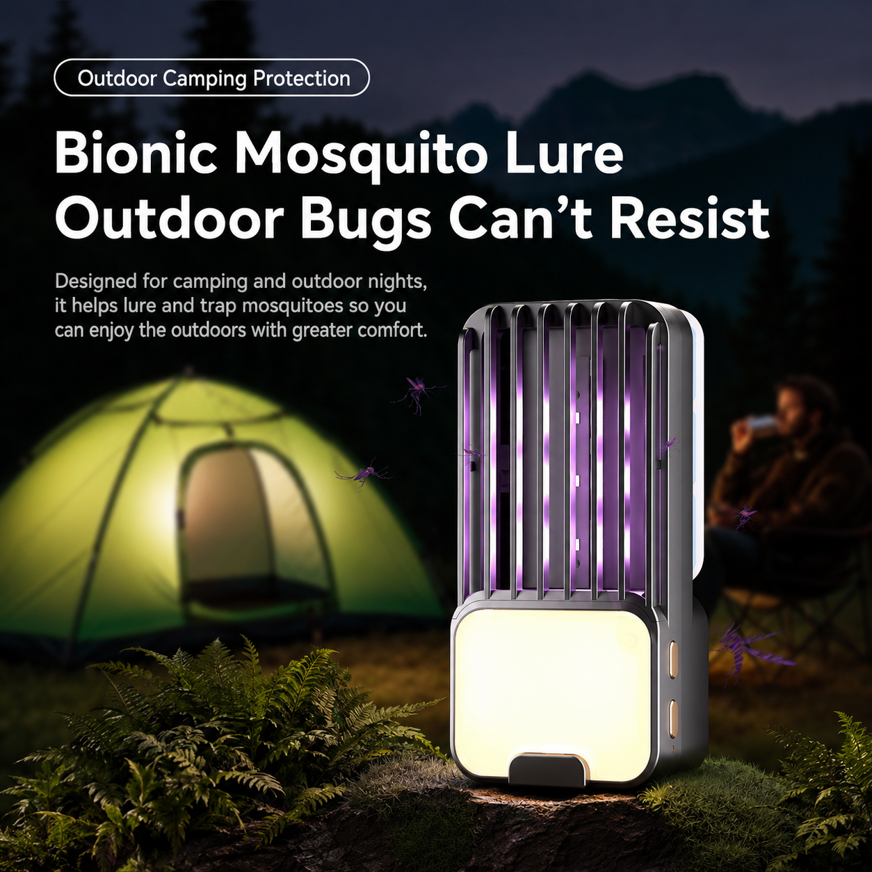 3-in-1 Electric Mosquito Killer Lamp