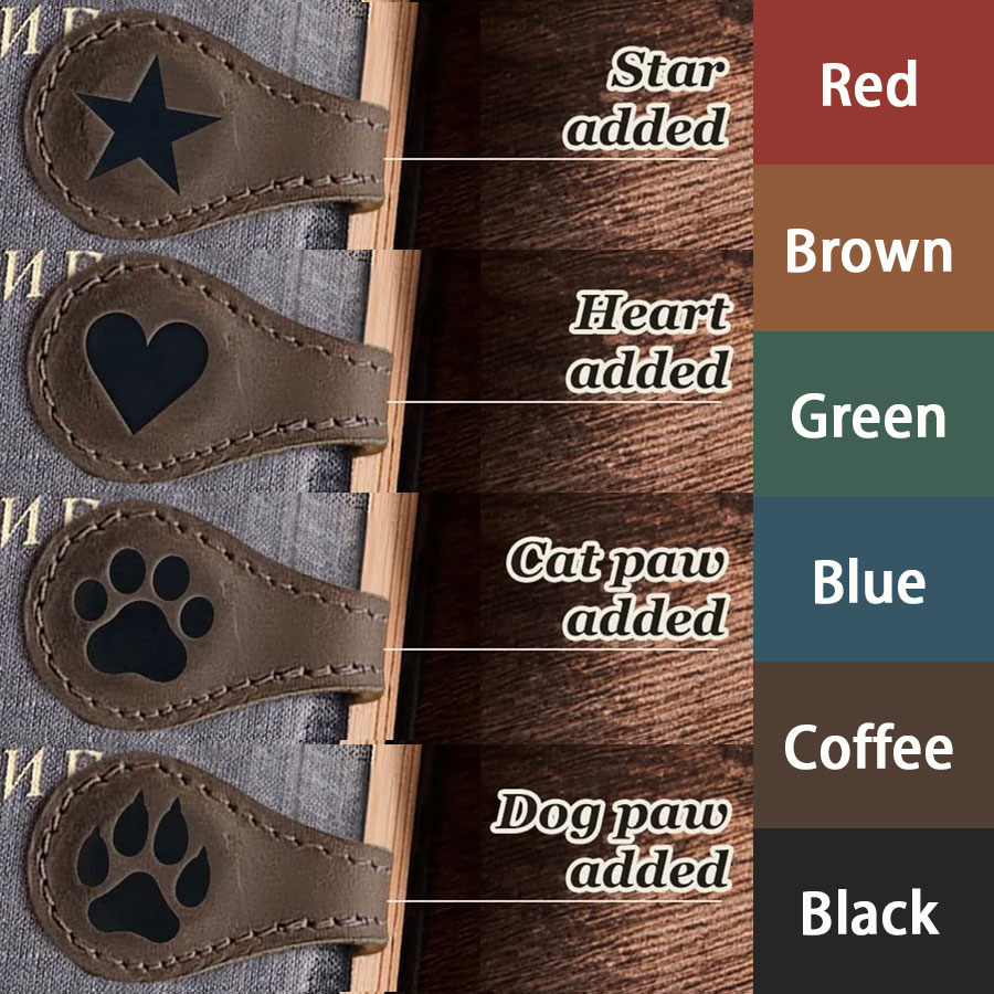 🔥Personalized Magnetic Leather Bookmark