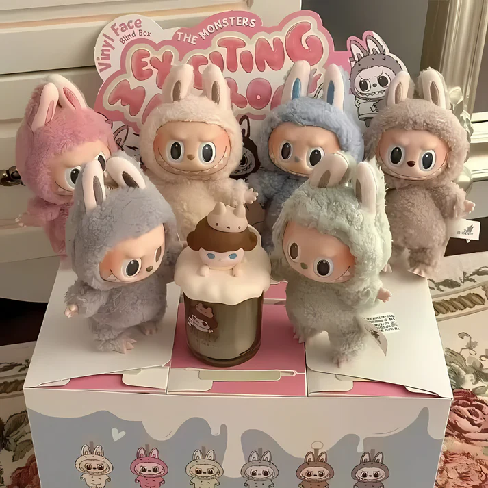 Labubu Exciting Macaron Plush Doll