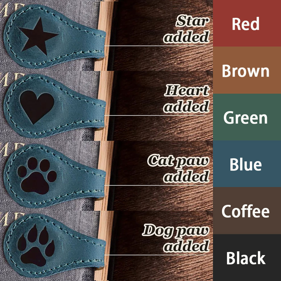 🔥Personalized Magnetic Leather Bookmark