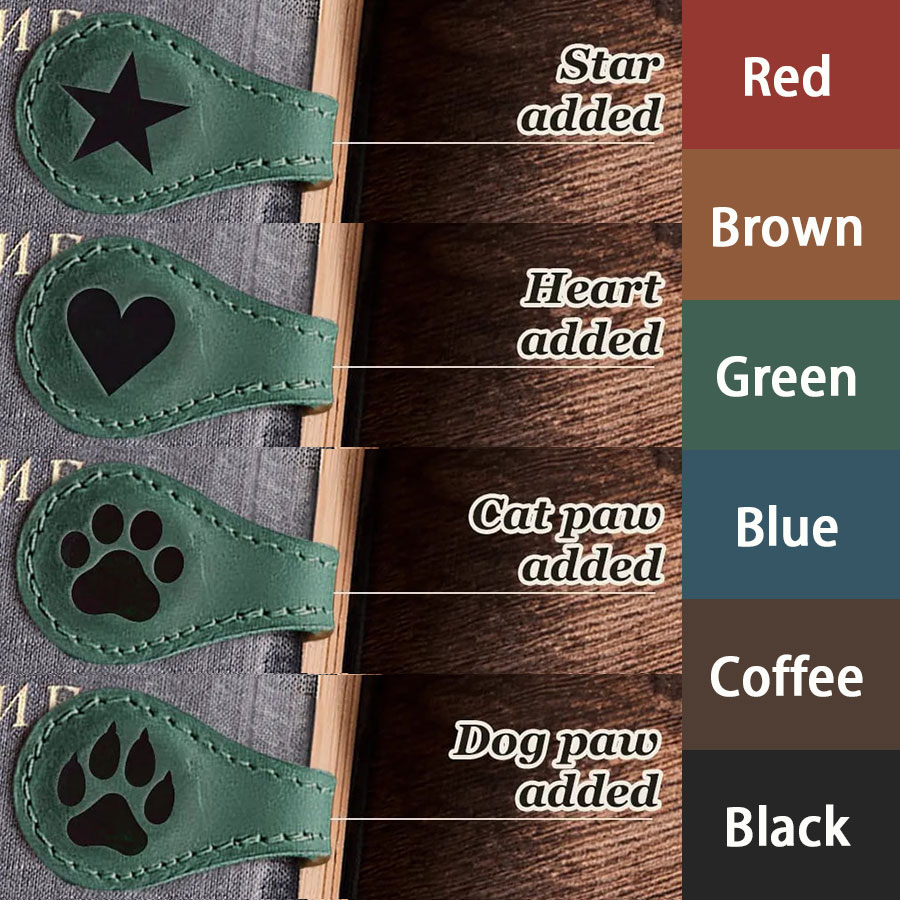 🔥Personalized Magnetic Leather Bookmark