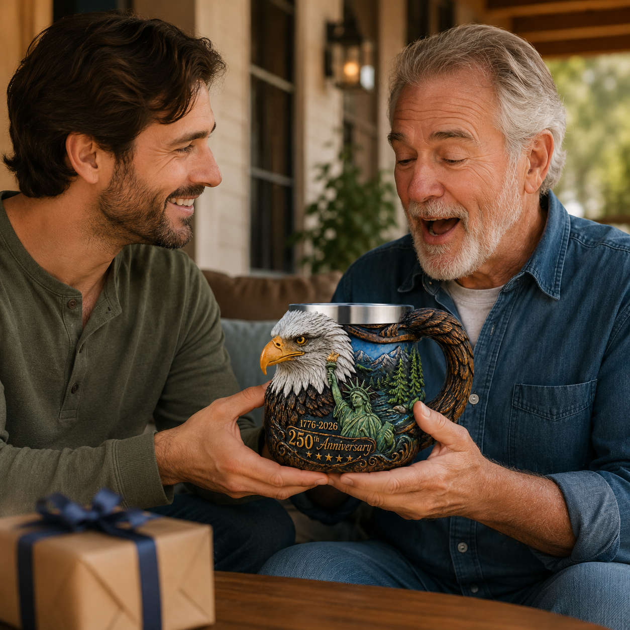1776–2026 250th Anniversary Eagle Coffee Mug