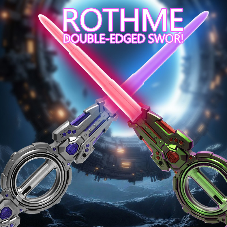 ⚔️Gravity-Extend Double-Bladed Glowing Sword