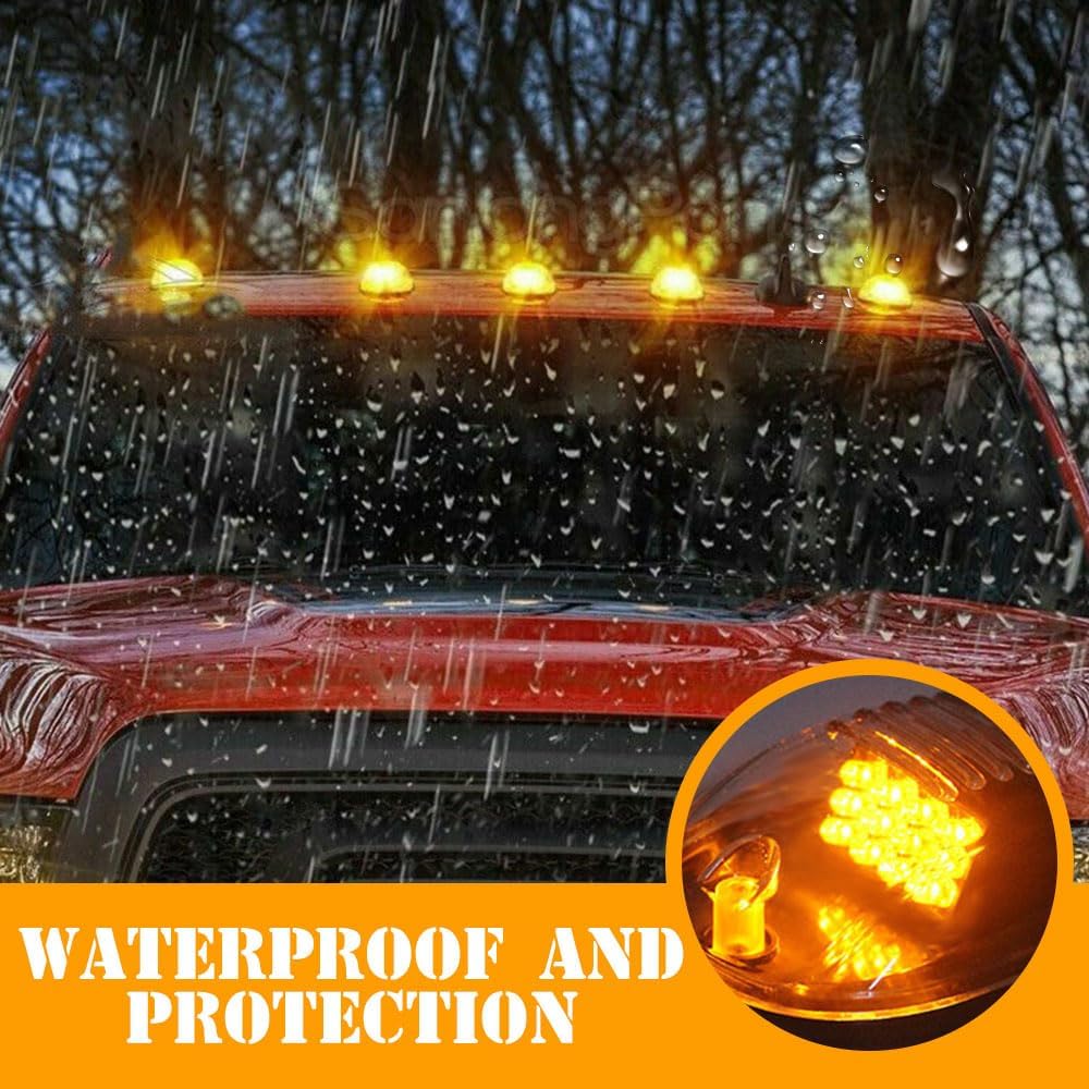 Solar Powered Cab Lights（Five in a set）