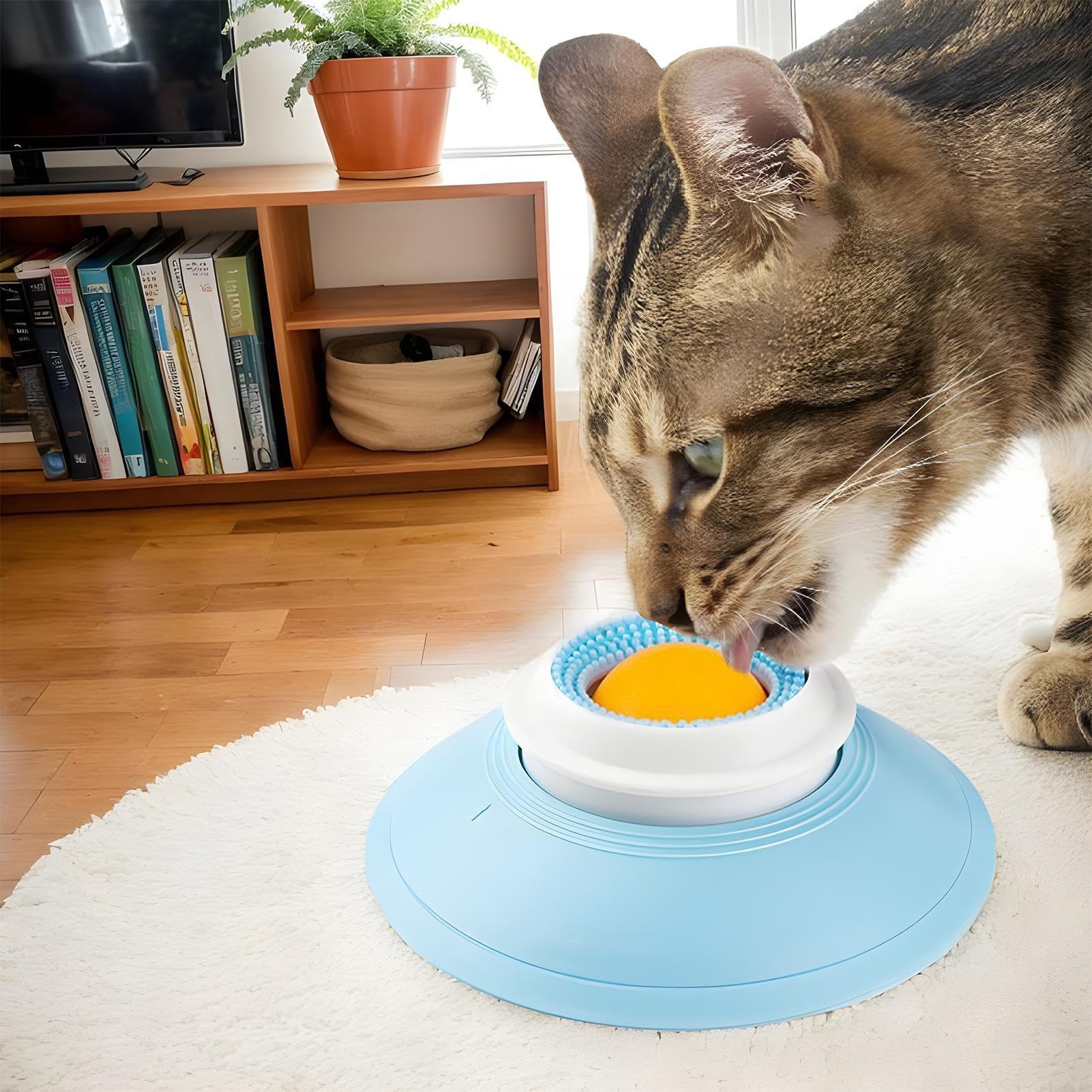 Dog and Cat Lick Sphere Canine Non Slip Anxiety Bowl