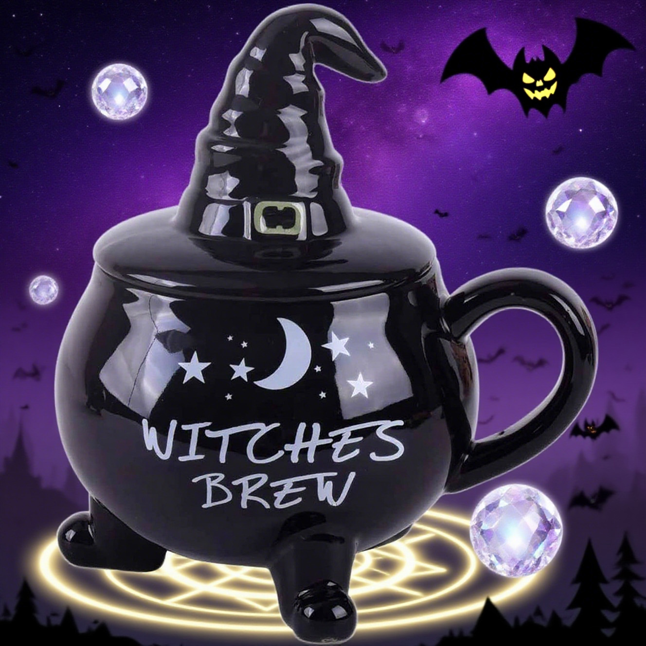 🔥49% OFF - 🎃Ceramic Witch Cauldron Coffee Mug