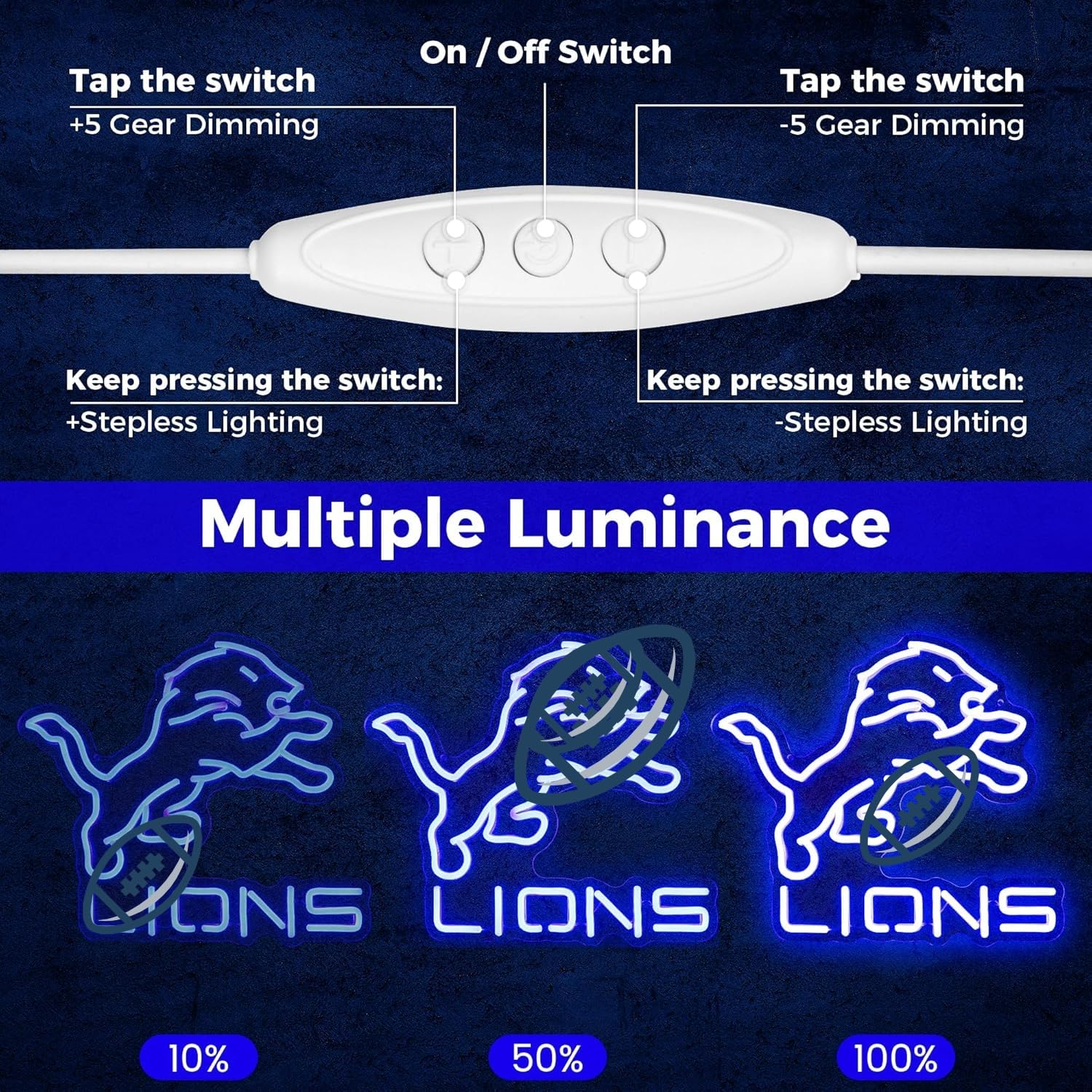 Football Team Neon Sign