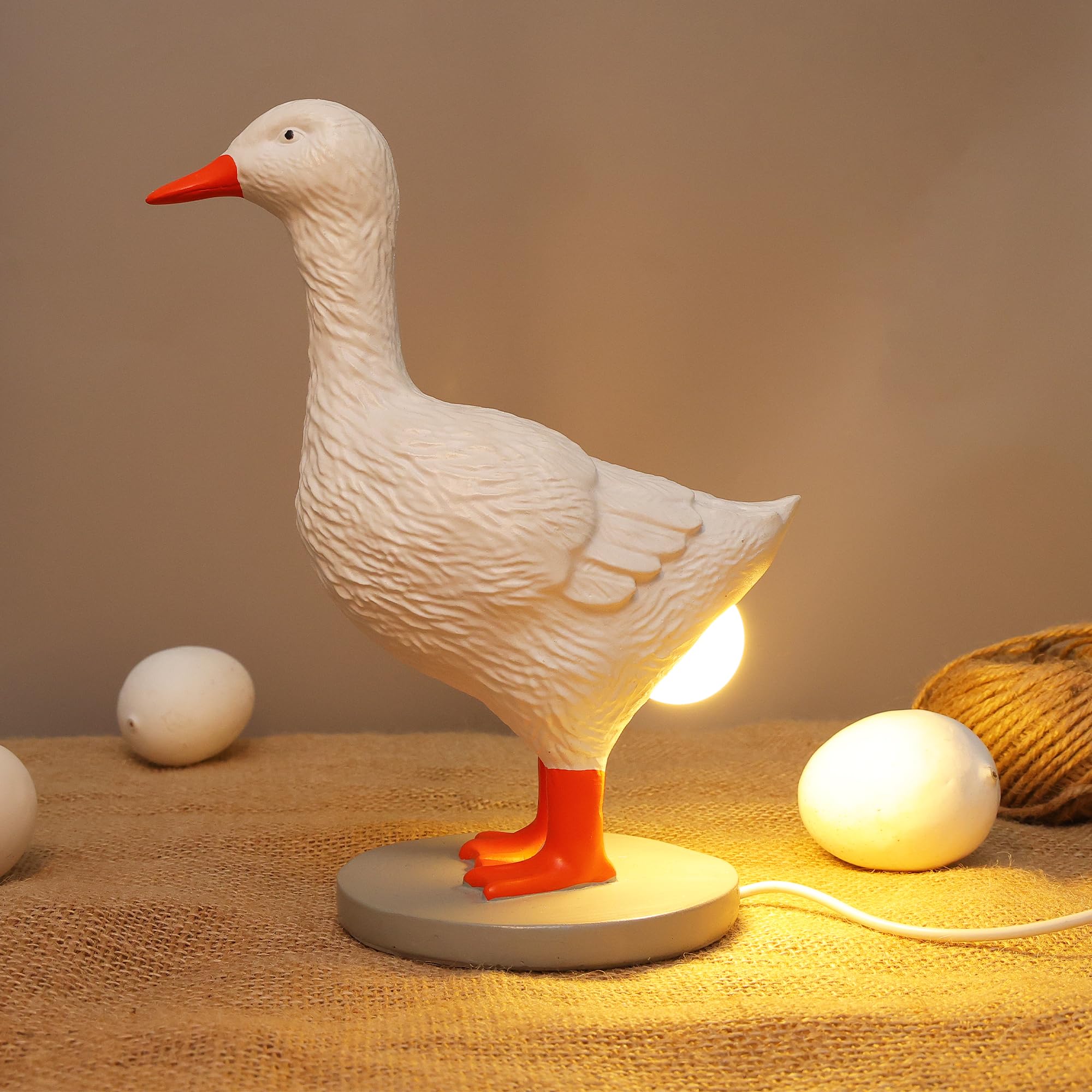 Creative Chicken and Duck Shape Decorative Table Lamp