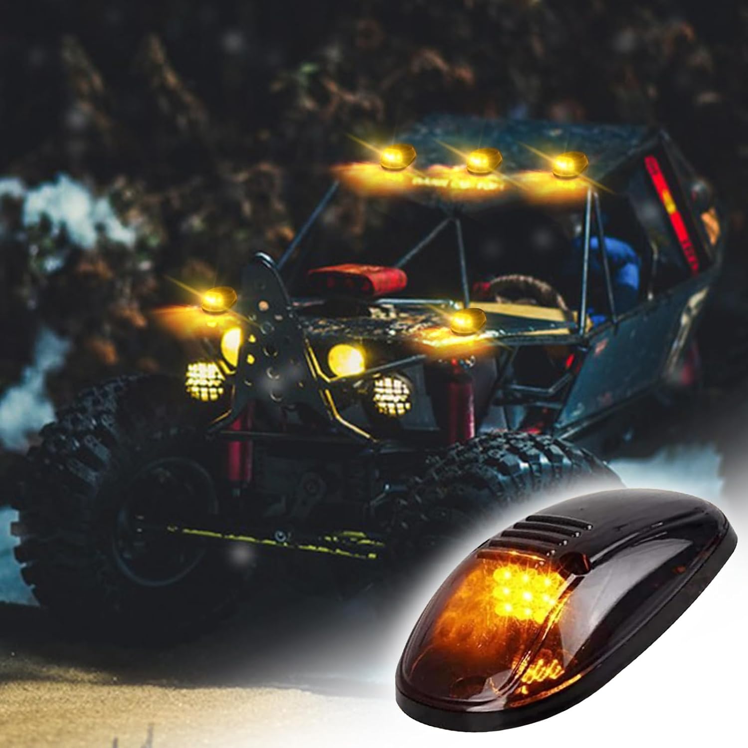 Solar Powered Cab Lights（Five in a set）