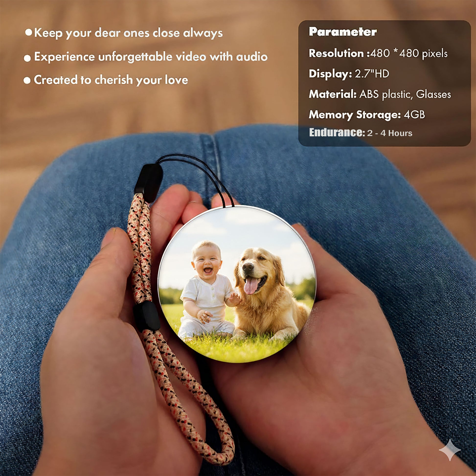 Personalized Memory Crystal Ball Custom Video Orb Gift