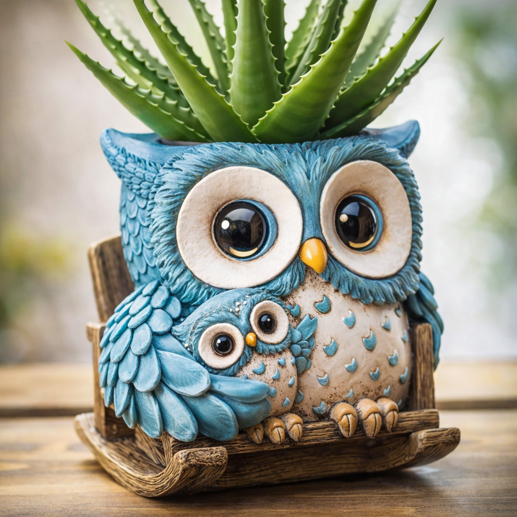 Unique Owl Plant Pots