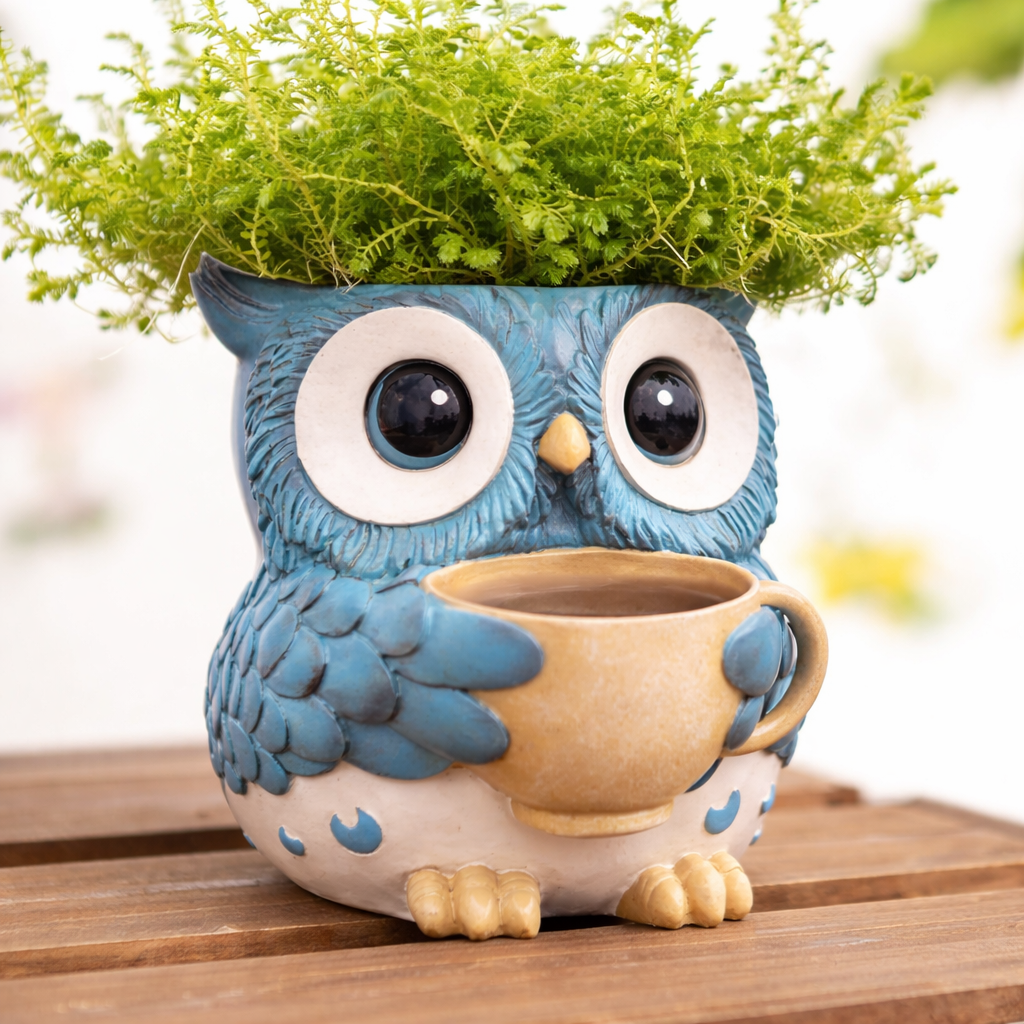 Unique Owl Plant Pots