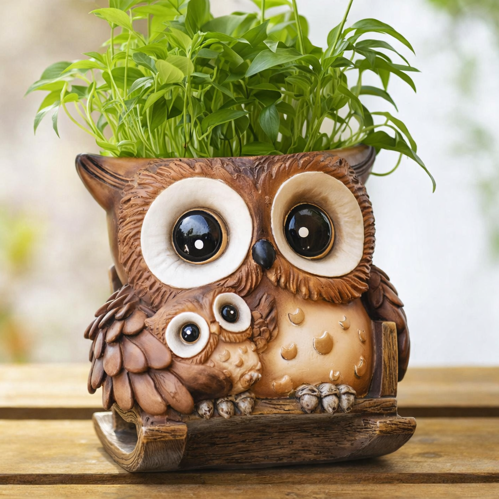 Unique Owl Plant Pots