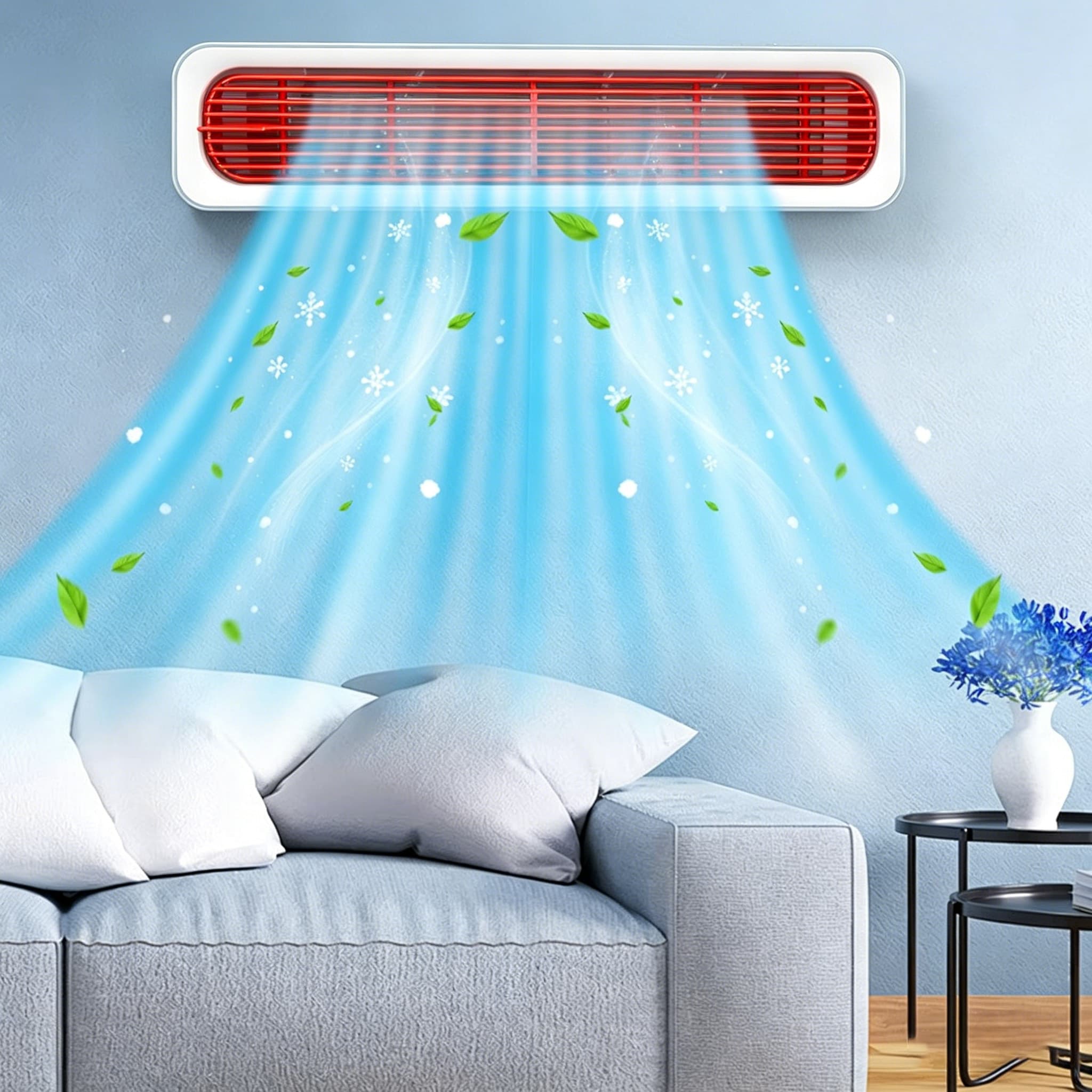 Portable Desktop Bladeless Tower Fan with Remote