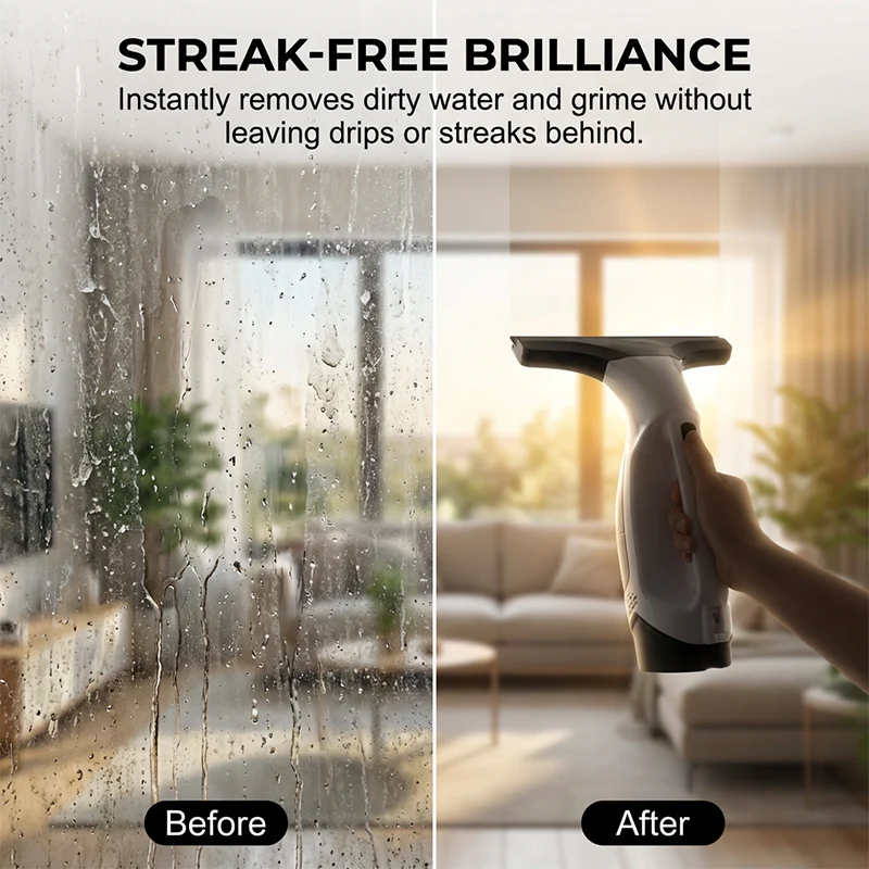 Cordless Window Vacuum Squeegee ✨