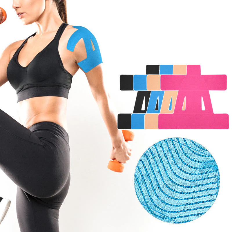 Kinesiology Tape for Shoulder Precut, 12 PCS Shoulder Tape for Pain Relief