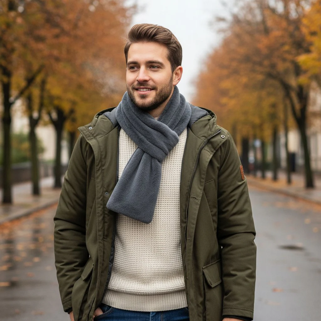 🎁Last Day Sale 49% OFF❄️ Faux-Fur Pull-Through Scarf with Hidden Pocket