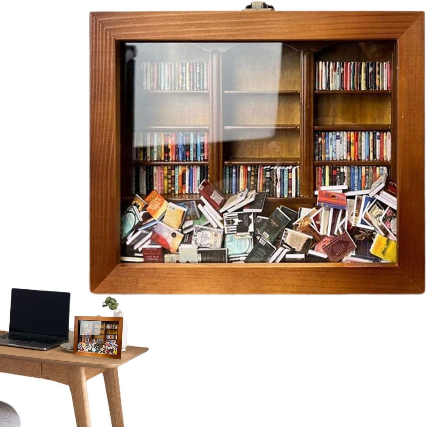 📚Handmade Anxiety Bookshelf | Shake Away Your Anxiety（With 200 books）📚