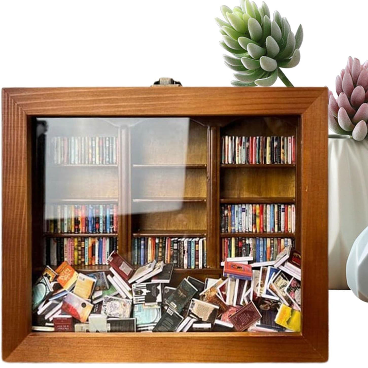 📚Handmade Anxiety Bookshelf | Shake Away Your Anxiety（With 200 books）📚