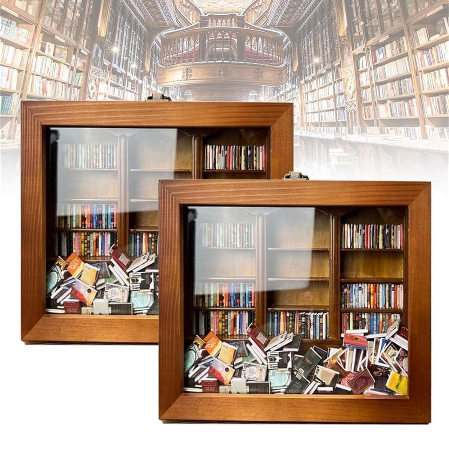 📚Handmade Anxiety Bookshelf | Shake Away Your Anxiety（With 200 books）📚