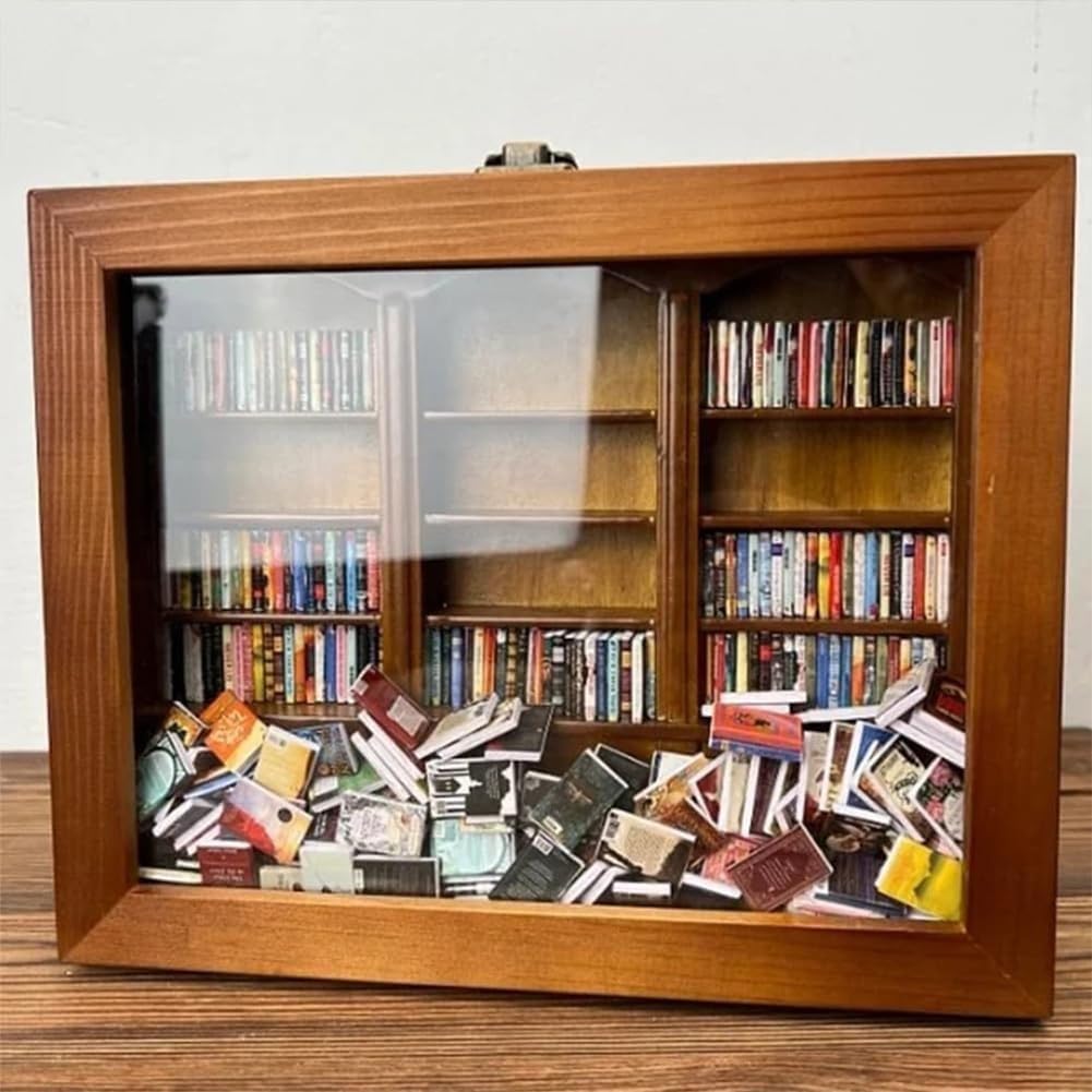 📚Handmade Anxiety Bookshelf | Shake Away Your Anxiety（With 200 books）📚