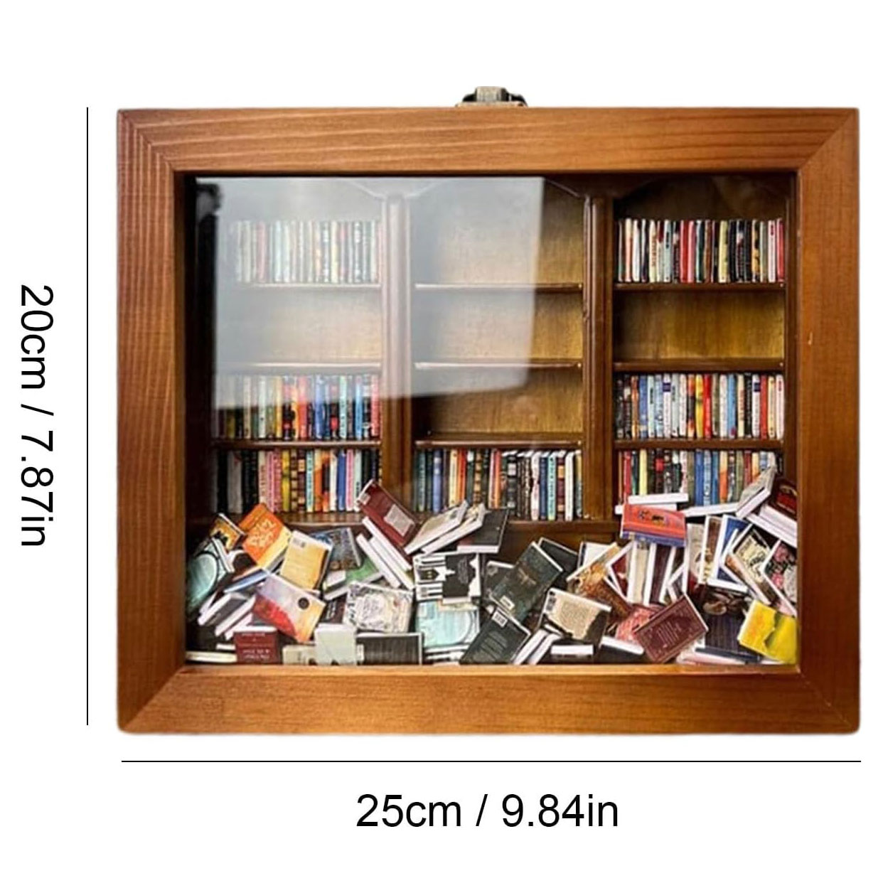 📚Handmade Anxiety Bookshelf | Shake Away Your Anxiety（With 200 books）📚