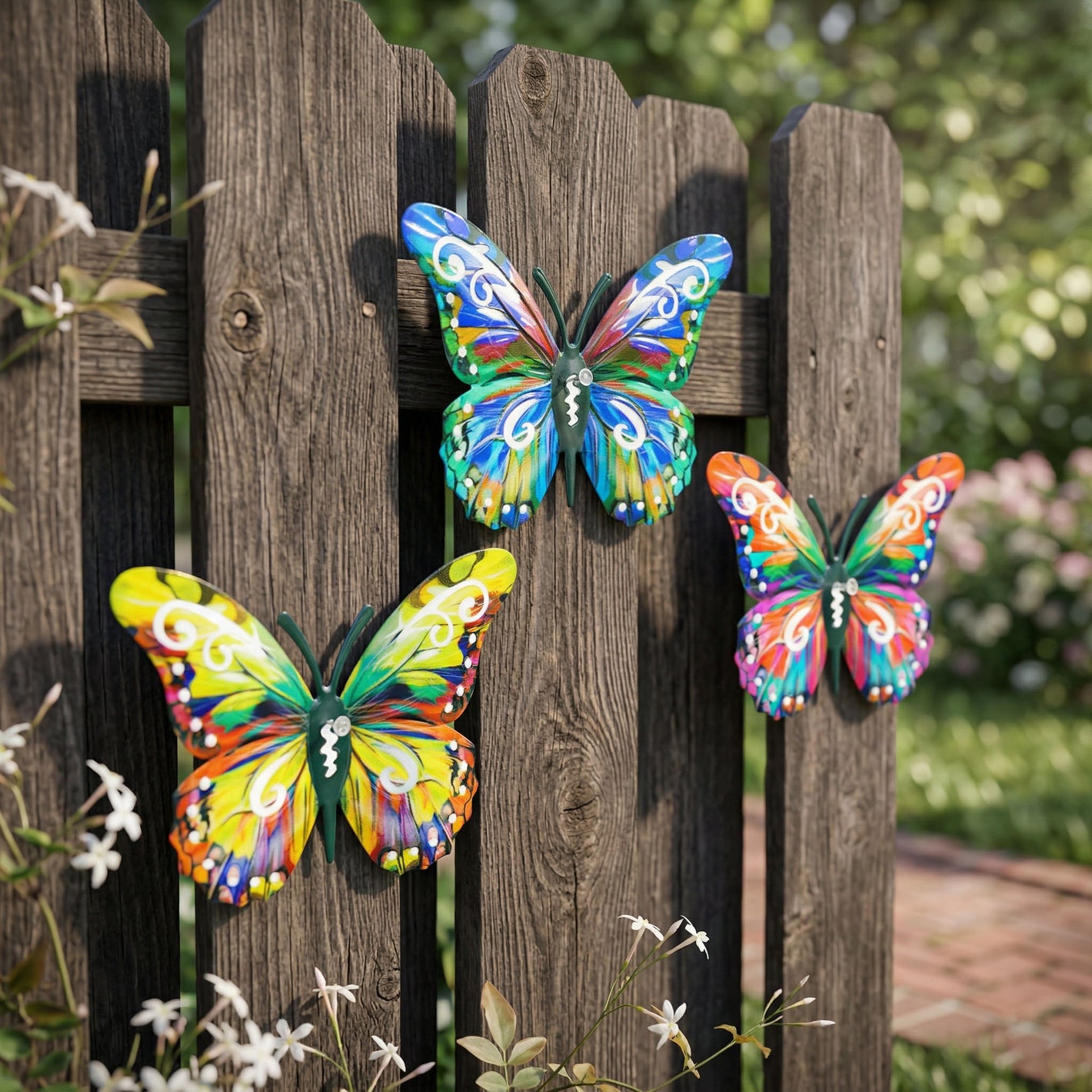 🦋4Pcs Butterfly Metal Wall Decor