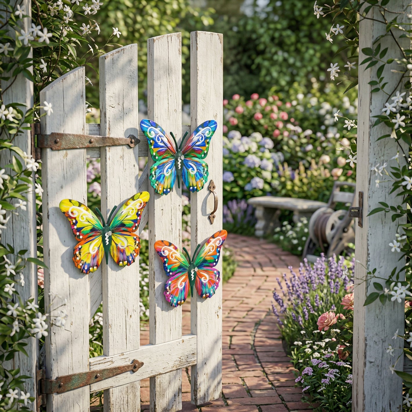 🦋4Pcs Butterfly Metal Wall Decor
