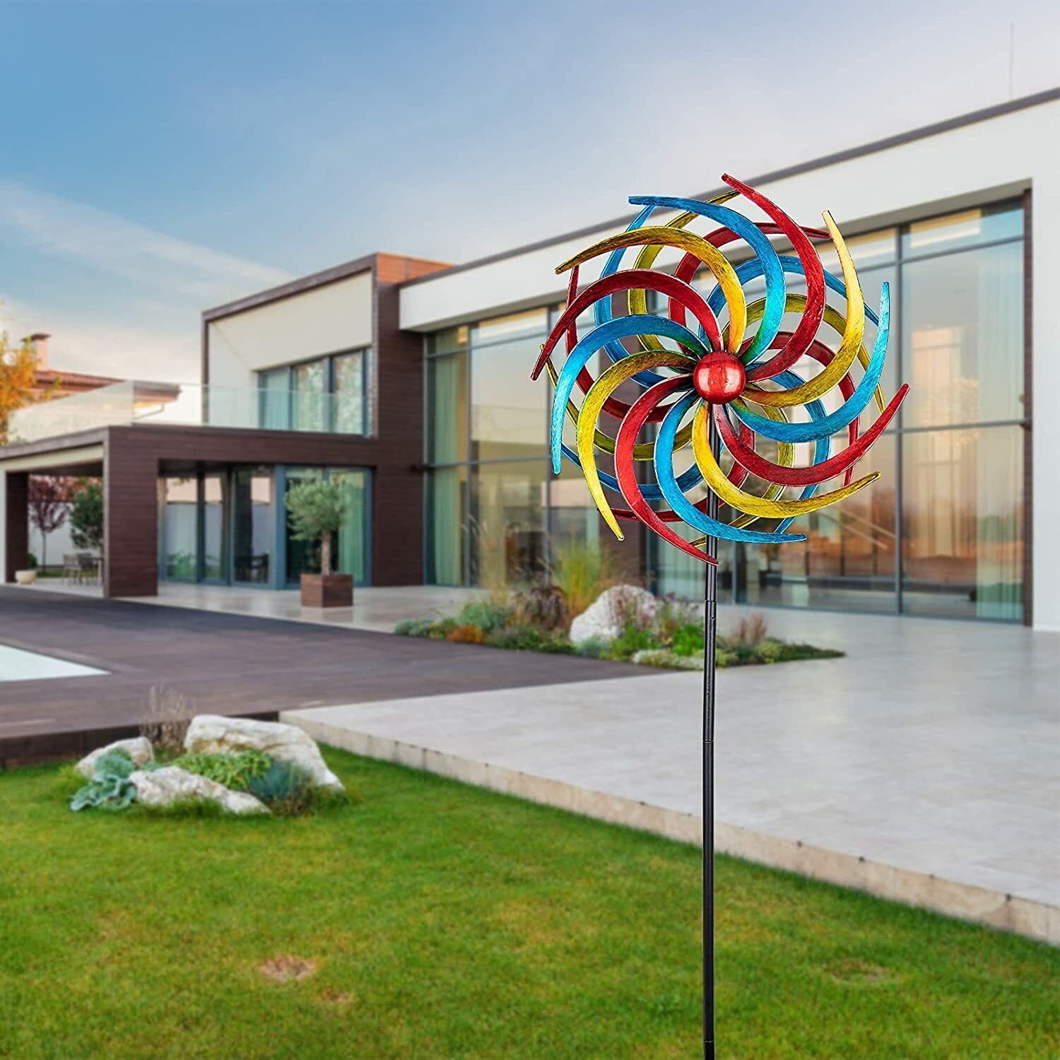 Willow Leaves Spiral Wind Spinners 