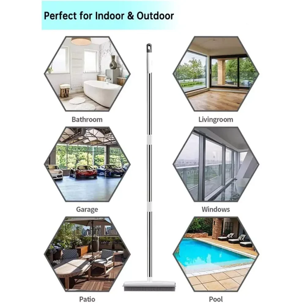 Rubber Broom Pet Hair Lint Removal