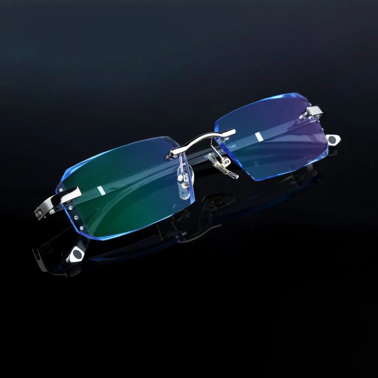Sapphire High Hardness Anti Blue Light Intelligent Dual Focus Reading Glasses