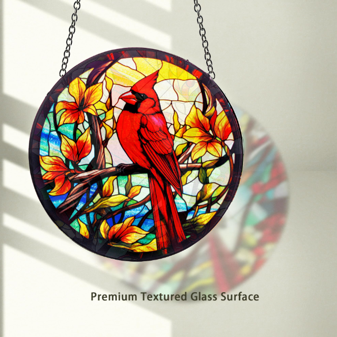 Red Bird Memorial Suncatcher