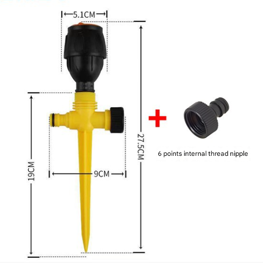 180° Adjustable/360° Scattering Auto Irrigation System