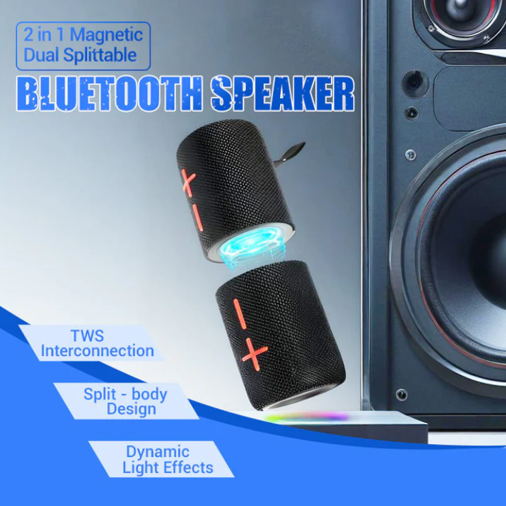 2-in-1 Magnetic Portable Speaker